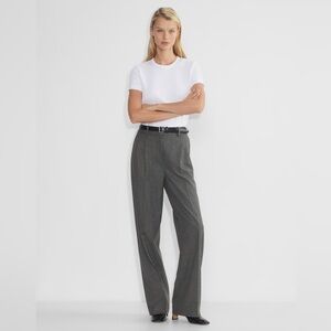 Aritzia Wirth Babaton Minimalist Pima Cotton Jersey Crewneck Tee White NWT